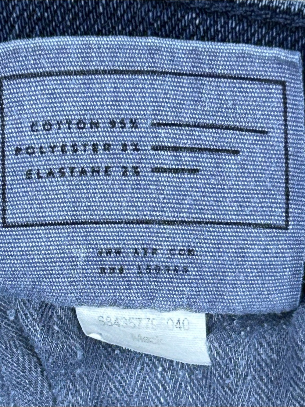 AYR Superba High Rise Straight Leg Jeans Size 28 Stretch Raw Hem Blue Denim - Picture 15 of 16